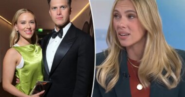 Scarlett Johansson details why she ran out on first date with husband Colin Jost