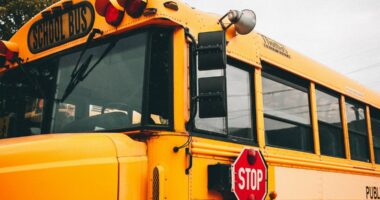 School bus driver knits beanies for students to spread warmth and love