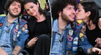 Selena Gomez and Benny Blanco pack on the PDA during NBA date night