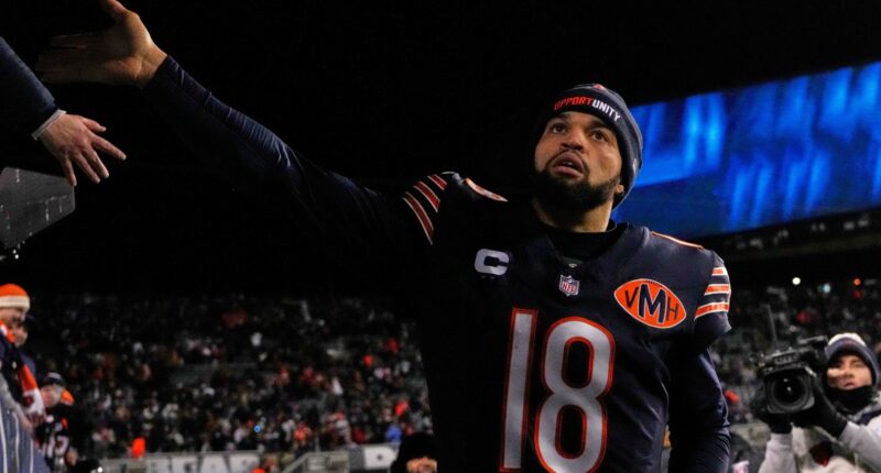 Several NFC North champion Chicago Bears players ill ahead of San Francisco 49ers matchup for NFL playoff home-field advantage