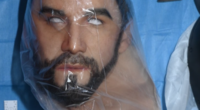 A lifelike silicone mask seized by police.