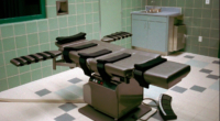 FILE - FILE - The interior of the execution chamber in the U.S. Penitentiary in Terre Haute, Ind., March 22, 1995. (AP Photo/Chuck Robinson, File)