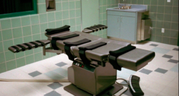 FILE - FILE - The interior of the execution chamber in the U.S. Penitentiary in Terre Haute, Ind., March 22, 1995. (AP Photo/Chuck Robinson, File)