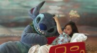 Stitch is on a mission to get off Santa's naughty list by bringing joy this season on Disney's Holiday Magic Tour