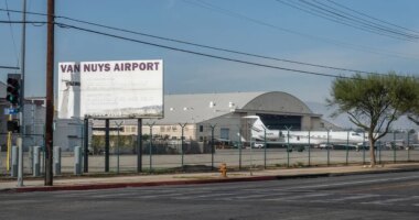 Stolen plane crashes into building at Los Angeles airport; suspect arrested