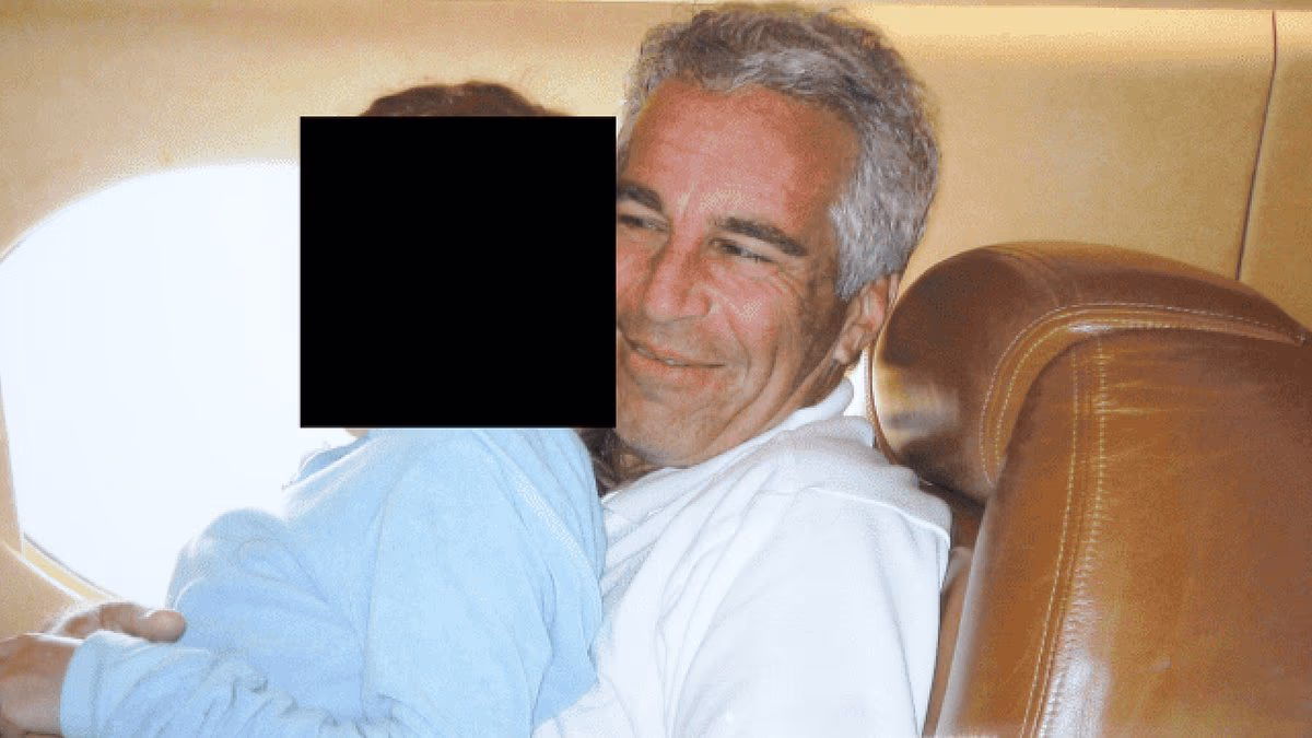 Stomach-churning new Epstein photos show him kissing and cuddling girls on private jet