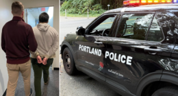 Suspect arrested twice after allegedly carrying out two separate unprovoked assaults only minutes apart