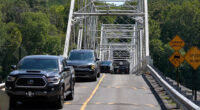 Take a trip across the historic Dingmans Ferry Bridge