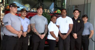Tampa Fire crews remain on duty this Christmas Day