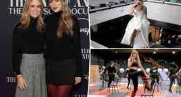 Taylor Swift makes surprise appearance at 'End of an Era' screening for family and tour crew