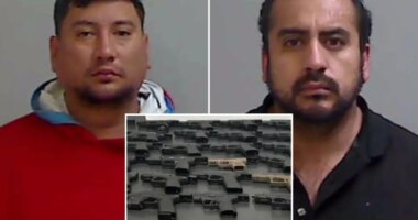 Texas gun smugglers Luis Torres Mujica and Jesse Joe Camacho arrested at southern border