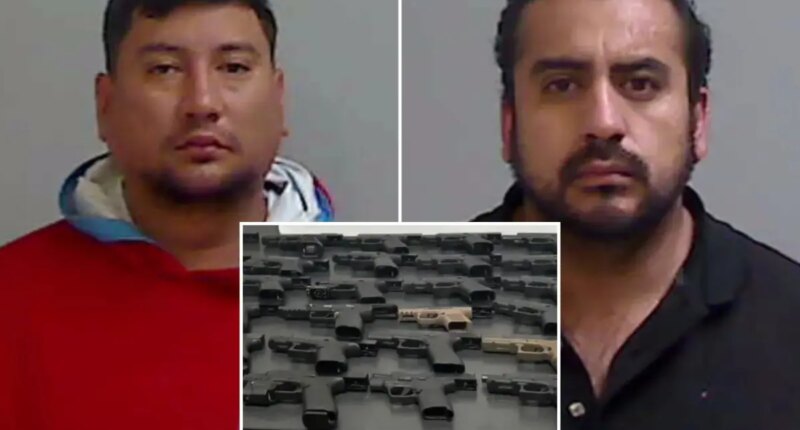 Texas gun smugglers Luis Torres Mujica and Jesse Joe Camacho arrested at southern border
