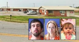 'That might have been a little hard': Dad gave 3-year-old 'black eyes' and 'zip-tied' her for 'misbehaving' until she died at motel he was staying at with woman, cops say