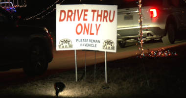 The last night for TMT Farms Christmas display