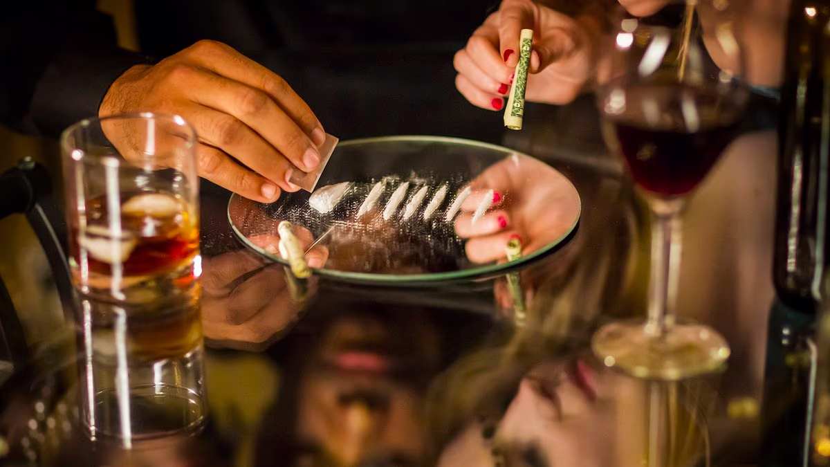 The signs YOU'RE spending today with a secret cocaine user