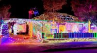 A﻿ndrew Walters has spent more than $30,000 on decorations and amassed 250,000 lights to create his incredible Christmas display on his home.