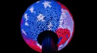 Times Square ball goes red, white and blue for America's 250th birthday