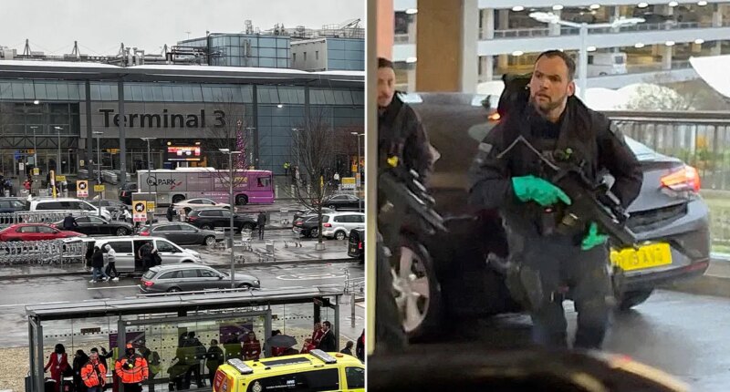 Toddler among 21 victims in pepper spray, robbery attack at London airport