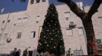 Trio of Palestinians arrested for allegedly torching Christmas tree at Catholic church in West Bank