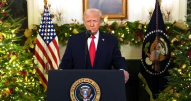 Trump Oval Office Address Touts Administration's Domestic Wins, Announces Christmas Bonus for Troops