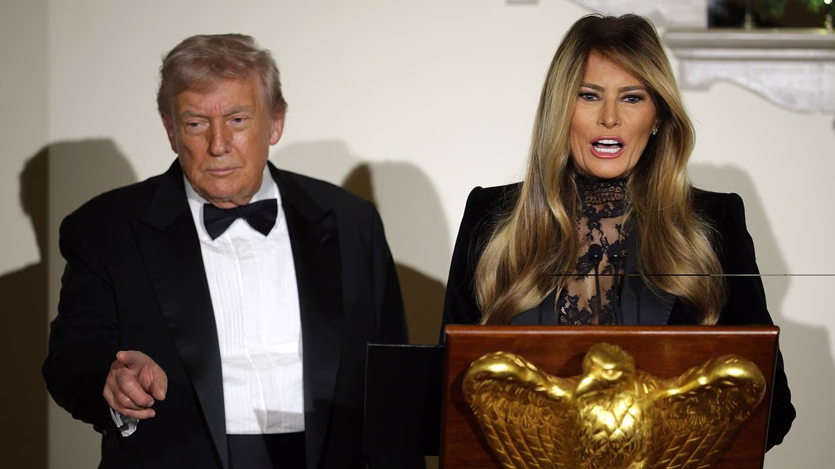 Trump and Melania tease proposal for kids at Congressional Ball