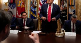 Trump argues national security at risk if Supreme Court rules against tariffs