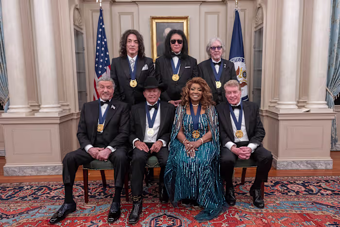 Trump says he's hosting the Kennedy Center Honors recognizing Stallone, Kiss, Gaynor and others