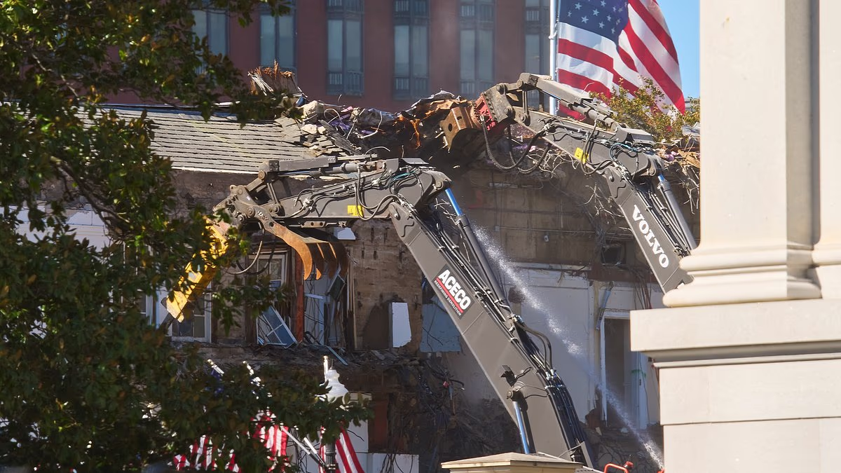 Trump sued over East Wing demolition in new ballroom battle