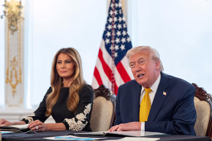 Trump warns against infiltration by a 'bad Santa,' defends coal in jovial Christmas calls with kids