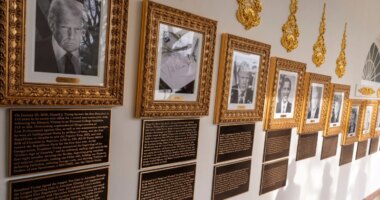 Trump's White House 'Walk of Fame' mocks former presidents