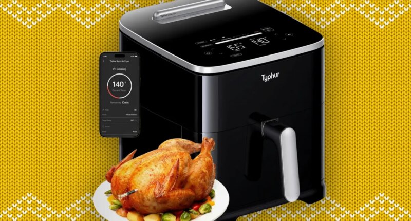 Typhur 8 Quart Sync Air Fryer with wireless thermometer is 47% off