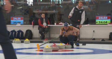 U.S. Curling Team trains at Minnesota Vikings facility ahead of 2026 Olympics