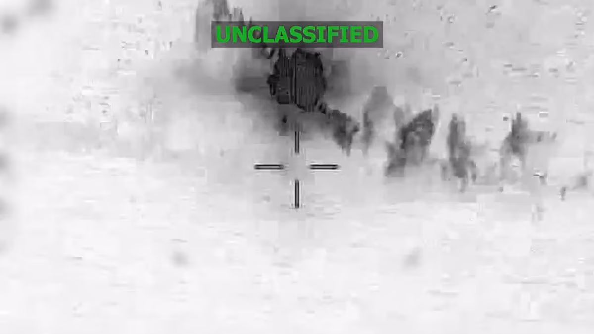 US strikes 'terrorist boat' lurking in international waters