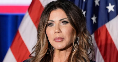 Unfiltered Photos Of Kristi Noem Prove Her Makeup Should Never Be Photographed Up Close