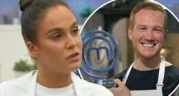 Vicky Pattison struggled to stop Greg Rutherford winning Masterchef