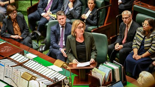 Premier Jacinta Allan making a formal apology to First Nations Victorians for injustices suffered through the colonisation of Victoria.
