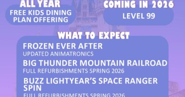 Walt Disney World releases new 2026 park details