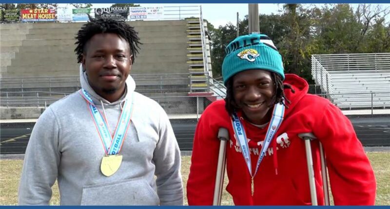 'We're in history': Brothers become first in Raines Vikings history to win two state championships