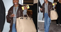 What’s inside Cynthia Erivo’s comically supersized Birkin bag?