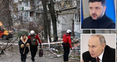 Zelensky says Ukrainians just want Putin dead as his country and Russia trade record deadly overnight drone strikes