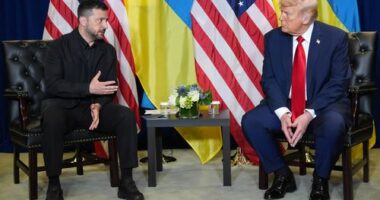The strike comes as Volodymyr Zelenskyy and Donald Trump prepare to meet again.