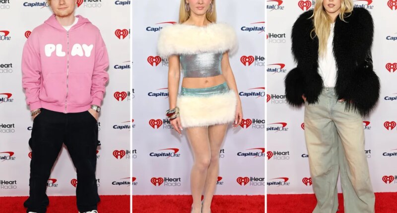 iHeartRadio Z100’s Jingle Ball 2025 red carpet: Ed Sheeran, Zara Larsson, Reneé Rapp and more