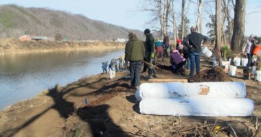 "We're kind of writing a playbook for the future" | ARC&D working on riverbank stabilization after Hurricane Helene