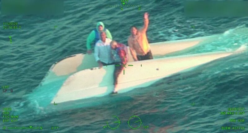 ‘We prayed for God to calm the storm’: Mulberry men say they are grateful to be alive following 20 rigorous hours lost at sea