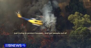 'Absolutely crazy': Scary fire damages property in Perth