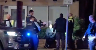 Police were called to Oxford Street, Bondi Junction, about 10.10pm on Sunday following reports of suspicious behaviour.