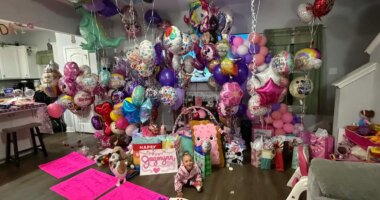 'If love could heal her, she’d already be running': Community surprises local girl with birthday parade