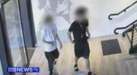 The pair of teens allegedly used a stolen Anytime Fitness member's pass to to sneak into the Port Melbourne gym on Friday January 16.