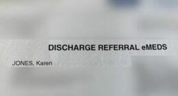 Rosalia was admitted to hospital under the pseudonym "Karen Jones".