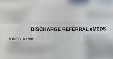 Rosalia was admitted to hospital under the pseudonym "Karen Jones".